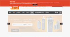 Desktop Screenshot of baterias-solares.com